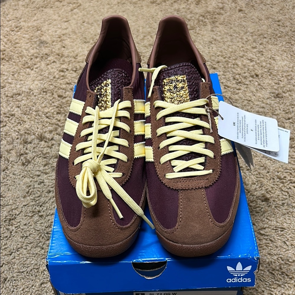 Adidas women Brown and Yellow SL 72 OG W